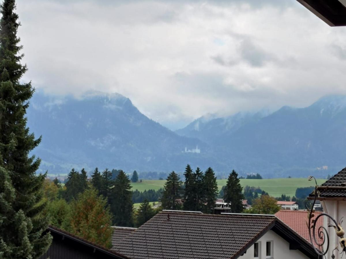 Charmantes Doppelzimmer Mit Bergblick Füssen Exteriör bild